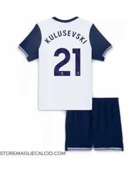 Tottenham Hotspur Dejan Kulusevski #21 Maglia Gara Casa Repliche 2024-25 Bambino
